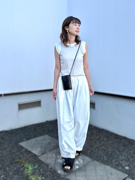 「ete（エテ）のアイテム」を使った、kaoさん（レディース・160cm）の夏コーディネート