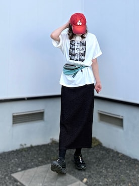 「select MOCA by son（セレクトモカバイソン）のアイテム」を使った、kaoさん（レディース・160cm）の夏コーディネート