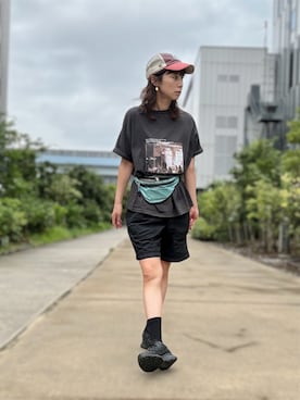 「select MOCA by son（セレクトモカバイソン）のアイテム」を使った、kaoさん（レディース・160cm）の夏コーディネート