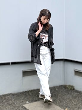 「FRAMeWORK（フレームワーク）のアイテム」を使った、kaoさん（レディース・160cm）の夏コーディネート