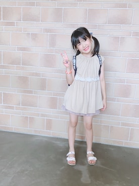ayaさん（キッズ・120cm）の夏コーディネート