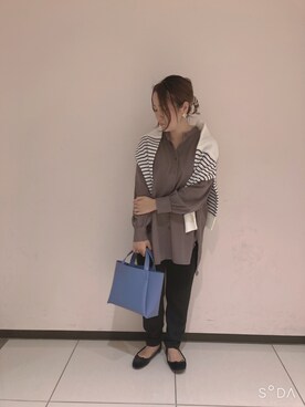 のりさん（レディース・157cm）の冬コーディネート