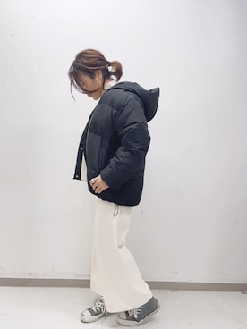 「２ＷＡＹ」｜「アイテム（その他アウター）」を使った、のりさん（レディース・157cm）の冬コーディネート