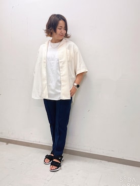 のりさん（レディース・157cm）の夏コーディネート