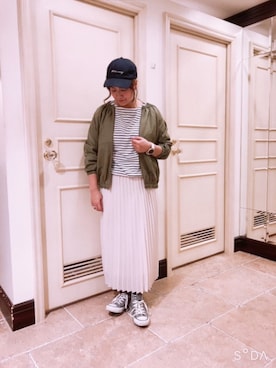 のりさん（レディース・157cm）の春コーディネート