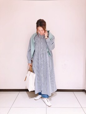 のりさん（レディース・157cm）の冬コーディネート