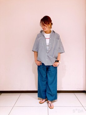 のりさん（レディース・157cm）の春コーディネート