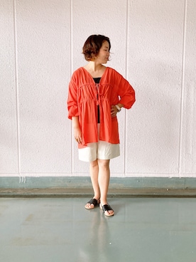 のりさん（レディース・157cm）の夏コーディネート