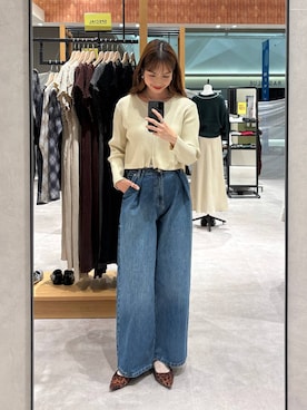 「アイテム（パンプス）」を使った、ゆっぽんさん（レディース・172cm）の秋コーディネート