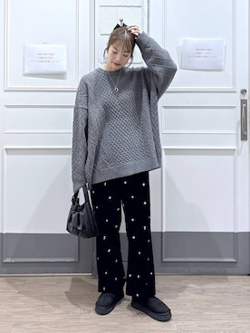 「リラックス」｜ゆっぽんさん（レディース・172cm）の秋コーディネート