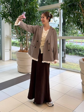ゆっぽんさん（レディース・172cm）の秋コーディネート