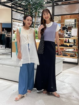 「アイテム（ワンピース）」を使った、ゆっぽんさん（レディース・172cm・30代）の夏コーディネート