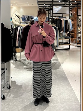 「LOWRYS FARM（ローリーズファーム）のアイテム（ブーツ）」を使った、ゆっぽんさん（レディース・172cm）の秋コーディネート