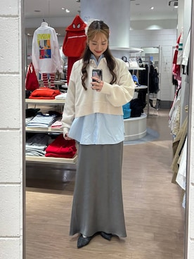 ゆっぽんさん（レディース・172cm）の冬コーディネート