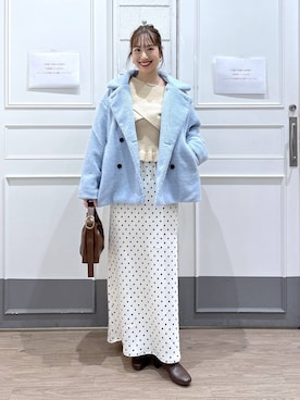 「アイテム（その他アウター）」を使った、ゆっぽんさん（レディース・172cm・30代）の秋コーディネート