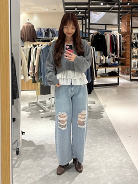 「高身長」｜ゆっぽんさん（レディース・172cm）の秋コーディネート