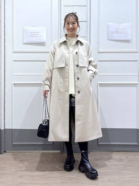 「アイテム（ブーツ）」を使った、ゆっぽんさん（レディース・172cm・30代）の冬コーディネート