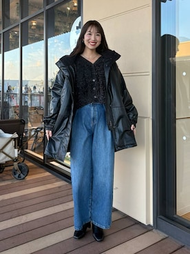 「アイテム（ブルゾン）」を使った、ゆっぽんさん（レディース・172cm・30代）の秋コーディネート