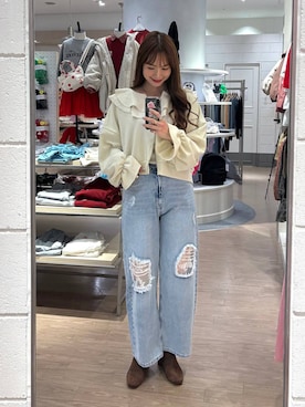 ゆっぽんさん（レディース・172cm）の冬コーディネート