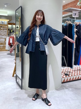 ゆっぽんさん（レディース・172cm）の夏コーディネート