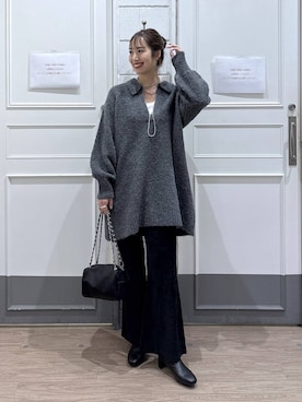 「アイテム（ワンピース/ドレス）」を使った、ゆっぽんさん（レディース・172cm・30代）の秋コーディネート