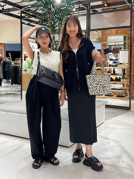 「アイテム（タンクトップ）」を使った、ゆっぽんさん（レディース・172cm・30代）の夏コーディネート