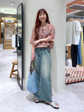 ゆっぽんさん（レディース・172cm）の夏コーディネート