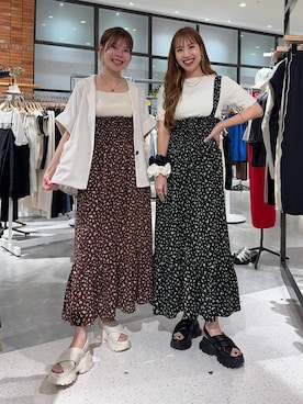 「アイテム（ワンピース）」を使った、ゆっぽんさん（レディース・172cm・30代）の夏コーディネート