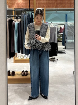 「アイテム（パンプス）」を使った、ゆっぽんさん（レディース・172cm）の秋コーディネート