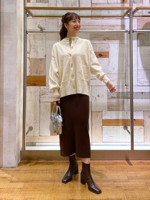 LOWRYS FARM カーディガン スポンディッシュクルーカーディガン