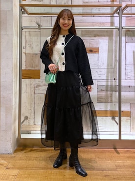 ゆっぽんさん（レディース・172cm）の秋コーディネート