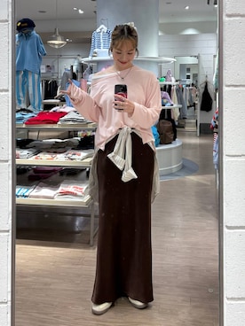 ゆっぽんさん（レディース・172cm）の春コーディネート