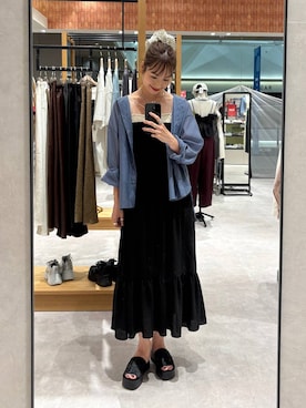 「アイテム（ワンピース/ドレス）」を使った、ゆっぽんさん（レディース・172cm・30代）の夏コーディネート