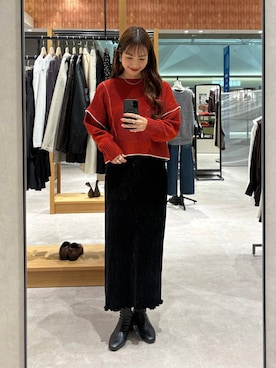 「LOWRYS FARM（ローリーズファーム）のアイテム」を使った、ゆっぽんさん（レディース・172cm）の秋コーディネート