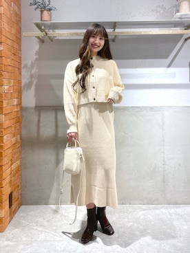 ゆっぽんさん（レディース・172cm）の冬コーディネート