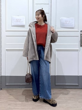 「アイテム（その他アウター）」を使った、ゆっぽんさん（レディース・172cm）の秋コーディネート