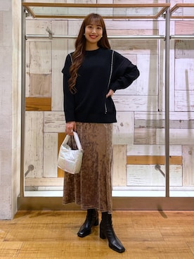 ゆっぽんさん（レディース・172cm）の秋コーディネート