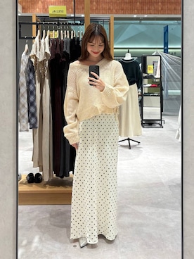 「アイテム（パンプス）」を使った、ゆっぽんさん（レディース・172cm）の秋コーディネート