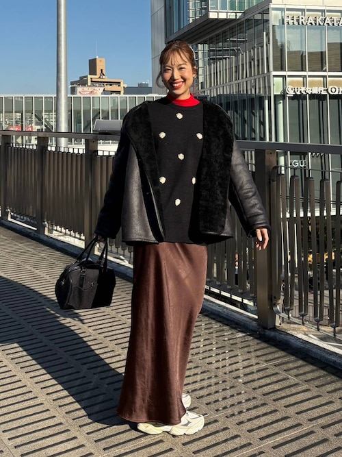 LOWRYS FARM ドットニット セール】ドットジャガードニットプルオーバー 625139（ニット/セーター