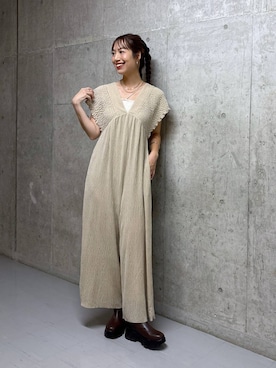 「キャミソール」｜ゆっぽんさん（レディース・172cm・30代）の秋コーディネート