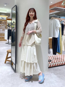 ゆっぽんさん（レディース・172cm）の夏コーディネート