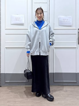 「アイテム（ブーツ）」を使った、ゆっぽんさん（レディース・172cm・30代）の秋コーディネート