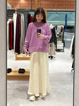 「アイテム（アクセサリー）」を使った、ゆっぽんさん（レディース・172cm・30代）の秋コーディネート