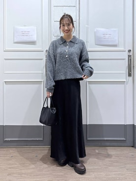 「アイテム（ブーツ）」を使った、ゆっぽんさん（レディース・172cm・30代）の秋コーディネート