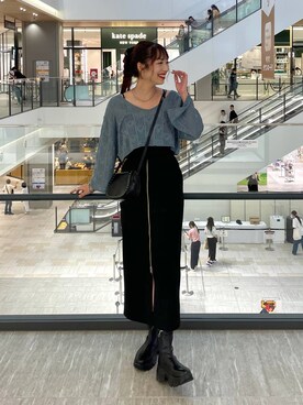 ゆっぽんさん（レディース・172cm）の秋コーディネート