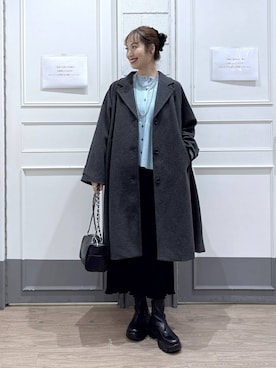 「アイテム（バッグ）」を使った、ゆっぽんさん（レディース・172cm・30代）の冬コーディネート