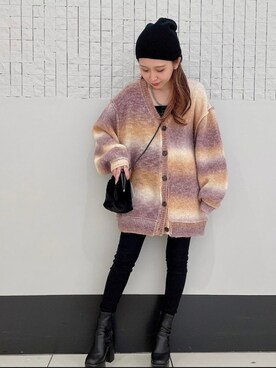 「one way（ワンウェイ）のアイテム（トップス）」を使った、onewayさん（レディース・153cm）の秋コーディネート