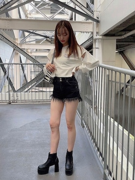 「one wayザッカ（ワンウェイザッカ）のアイテム」を使った、onewayさん（レディース・160cm）の夏コーディネート