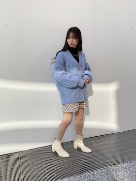 「one way（ワンウェイ）のアイテム（トップス）」を使った、onewayさん（レディース・156cm）の冬コーディネート