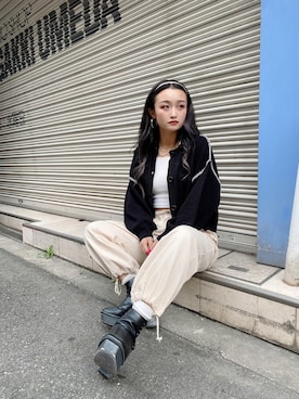 「one way（ワンウェイ）のアイテム」を使った、onewayさん（レディース・158cm）の秋コーディネート